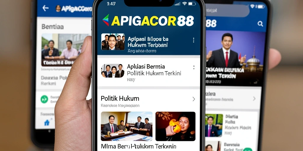 Antarmuka aplikasi APIGACOR88 yang bersih dan informatif.